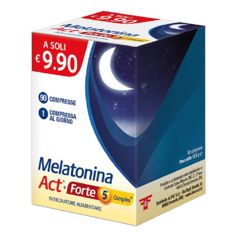 MELATONINA ACT 1MG+5COMP 90CPR